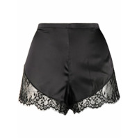 La Perla Calcinha com acabamento de renda - Preto