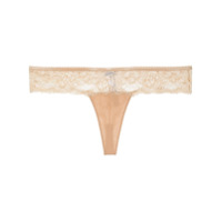 La Perla Calcinha com detalhe de renda - Neutro