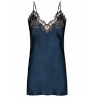 La Perla Camisola Maison com detalhe de renda - Azul