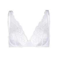 La Perla Sutiã com acabamento de renda - Branco