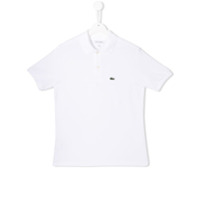 Lacoste Kids Camisa polo com logo bordado - Branco