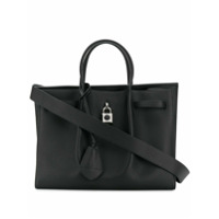 LANVIN Bolsa tote com detalhe de cadeado - Preto