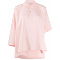 LANVIN Camisa polo Mother and Child assimétrica - Rosa