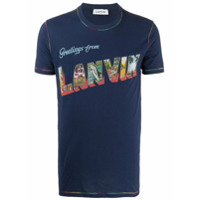 LANVIN Camiseta Greetings From Lanvin - Azul