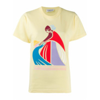 LANVIN Camiseta Mother and Child com estampa - Amarelo