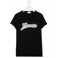 LANVIN Enfant Camiseta com estampa de logo - Azul