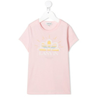 LANVIN Enfant Camiseta de algodão com estampa gráfica - Rosa
