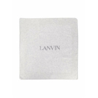 LANVIN Enfant Manta com padronagem de logo - Cinza