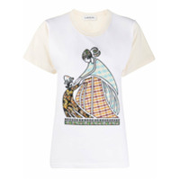 LANVIN Mother and Child patchwork T-shirt - Branco
