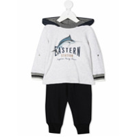 Lapin House Conjunto esportivo com capuz - Azul