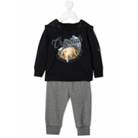 Lapin House Conjunto esportivo com estampa gráfica - Azul