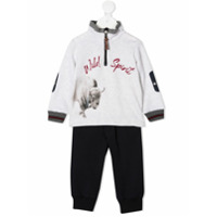 Lapin House Conjunto esportivo com slogan - Azul