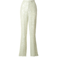LAPOINTE sequin high-waisted trousers - Preto