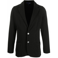 Lardini Blazer com abotoamento simples de tricô - Preto