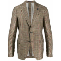 Lardini Blazer com abotoamento simples - Marrom