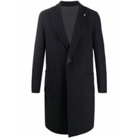 Lardini Casaco mangas longas com abotoamento simples - Azul