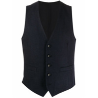 Lardini Colete com abotoamento simples - Azul