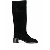 L'Autre Chose block-heel riding boots - Preto