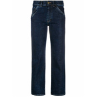 L'Autre Chose Calça jeans reta cintura alta - Azul