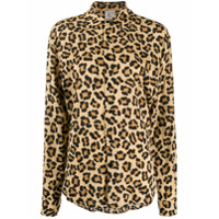 L'Autre Chose Camisa mangas longas com estampa de leopardo - Neutro