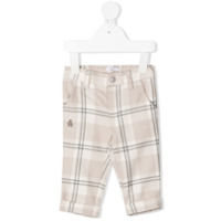 Le Bebé Enfant Calça com estampa xadrez - Neutro