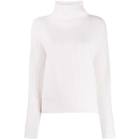 Le Kasha Suéter de tricô com gola alta - Branco