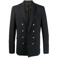 Les Hommes Blazer com abotoamento duplo - Azul