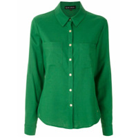 Lethicia Bronstein Camisa linho mangas longas - Verde