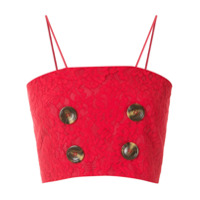 Lethicia Bronstein Top cropped Max - Vermelho