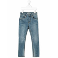 Levi's Kids Calça jeans skinny com efeito desbotado - Azul