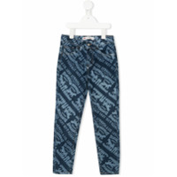 Levi's Kids Calça jeans skinny com estampa gráfica - Azul