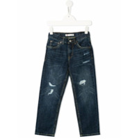 Levi's Kids Calça jeans slim com efeito destroyed - Azul
