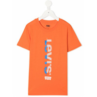 Levi's Kids Camiseta com estampa de logo - Laranja