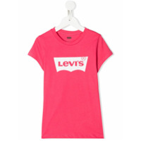 Levi's Kids Camiseta com estampa de logo - Rosa
