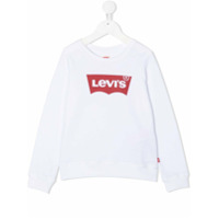 Levi's Kids Key Item Logo Crew sweatshirt - Branco