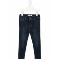 Levi's Kids stonewashed slim-fit jeans - Azul