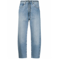Levi's: Made & Crafted Calça jeans cropped cintura alta - Azul