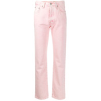 Levi's: Made & Crafted Calça jeans reta com cintura alta - Rosa