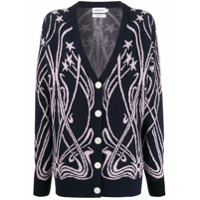 Liberty London Cardigan Kiki com padronagem - Azul