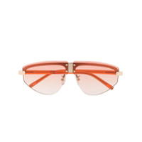 Linda Farrow Óculos de sol aviador Hyacinth - Laranja