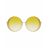 Linda Farrow Óculos de sol redondo - Dourado