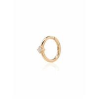 Lizzie Mandler Fine Jewelry Par de brincos de argolas de ouro 18k com diamante - Dourado