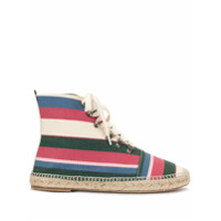 LOEWE Bota de canvas com listras - Estampado