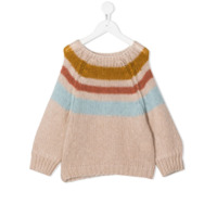 Longlivethequeen Suéter listrado de tricô pesado - Neutro