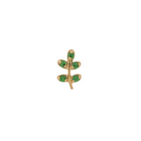 Loquet 18kt gold Olive Branch Charm necklace - Amarelo