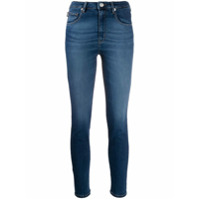 Love Moschino Calça jeans skinny cintura média - Azul