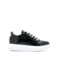 Love Moschino heart-patch chunky trainers - Preto