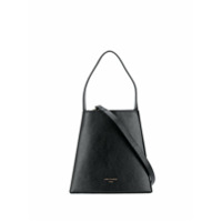 Low Classic Bolsa tote Curve com logo gravado - Preto