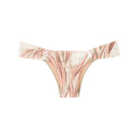 Lygia & Nanny Calcinha de biquíni Ritz estampada - Neutro