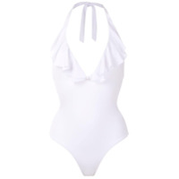 Lygia & Nanny Maiô Attitude com babados - Branco